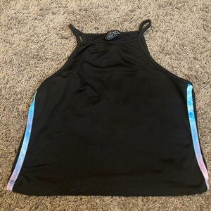 Rue 21 Black Cropped Tank Top